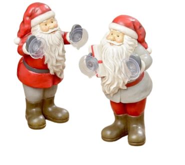 Fensterhänger Santa Nikolaus H.28 cm Stückpreis
