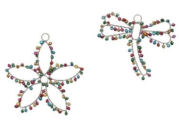 Deko-Hänger Glöckchen Eisen Libelle Blume Stückpreis