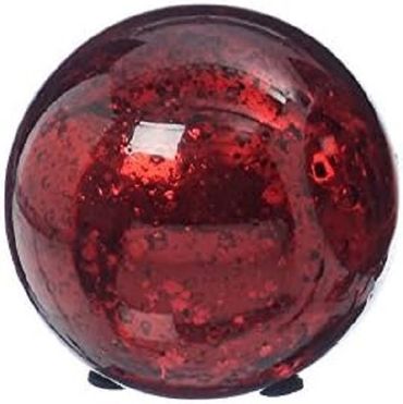 Deko-Kugel Glas rot Ornamente Ø 10 cm Stückpreis