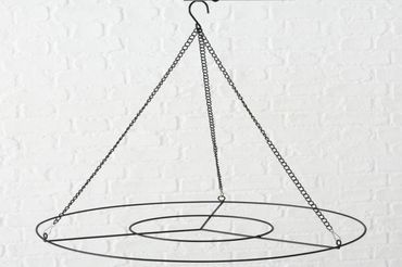 Deckenhänger Metall Kräuterkrone Küchenhänger Kräuterhänger Ø 60 cm