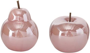 Apfel /Birne Perly Porzellan rosa Apfel/Birne Ø 10 cm,