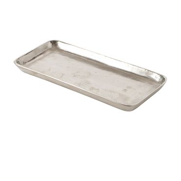 Dekoschale Vendi Aluminium L.40 cm silber