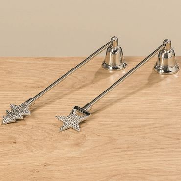 Kerzenlöscher Dochtlöscher Aluminium silber L.27 cm Stückpreis