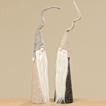 Dekofigur Dobby Wichtel H.70 cm beige weiß grau Polyester Stückpreis