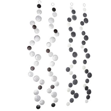 Capiz-Girlande Graphica Set 2 x Hell+2 x Dunkel L:180cm