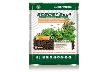 Dennerle Scaper's Soil 1-4 mm aktiver Bodengrund für Aquarien 8 l