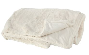 Decke Storan Kuscheldecke Tagesdecke 200x150 cm creme weiß