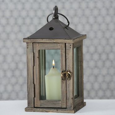Laterne Juliane H:ca.27cm Tanne braun