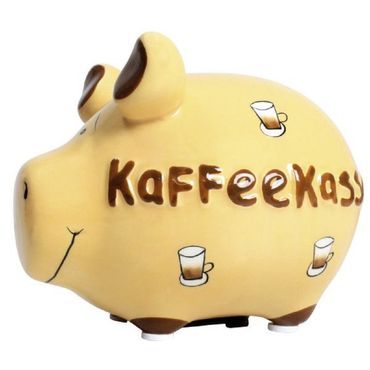 KCG Kleinschwein Sparbüchse Sparschwein Kaffeekasse