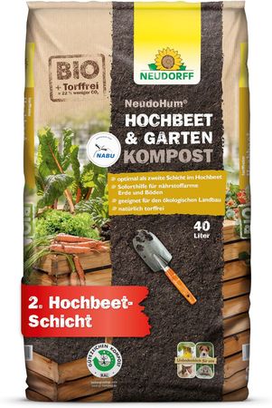 Neudorff NeudoHum Hochbeet- & GartenKompost 40 Liter