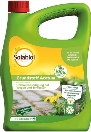 Solabiol Grundstoff Acetum,  3 Liter