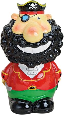 Spardose KCG  'Pirat schwarzer Hut' Polyresin