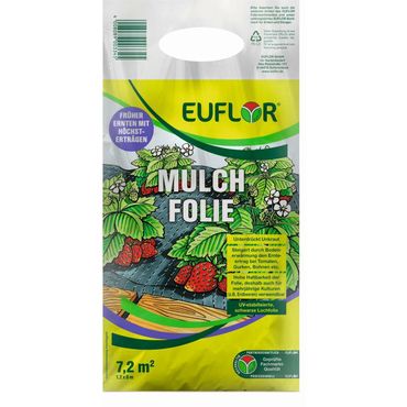Euflor Mulch Folie 7,2m² 1,2x6 m 