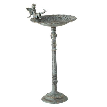 Vogeltränke / -bad Glory, Gusseisen, antikgold, 64 cm