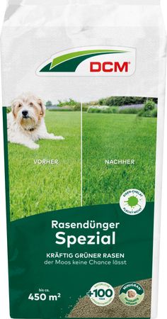 DCM Rasendünger Spezial - Langzeit Rasendünger-18 KG für 450 qm