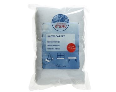 Schneeteppich Polyester L.120cm B.80cm H.1cm weiss