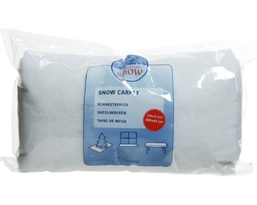Schneeteppich Polyester L.600cm B.45cm H.1cm weiss
