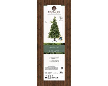Künstlicher Weihnachtsbaum Allison Kiefer Ø 112cm H 180cm grün