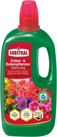 Substral Spezial-Flüssigdünger für Kübel- & Balkonpflanzen, 1 Liter 