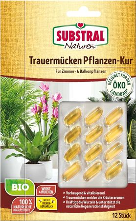 Substral Naturen Trauermückenfreie Pflanzen-Kur 12 Stück