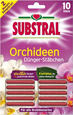 Substral Dünger-Stäbchen für Orchideen, 10 Stück