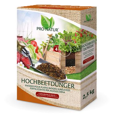 Pro Natur Hochbeet-Dünger Organisch-mineralischer Dünger, 2,5 kg