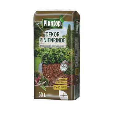 Plantop Dekor Pinienrinde 15-25 mm Bodenhilfsstoff 60 Liter.