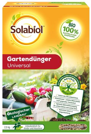 Solabiol Gartendünger Universal mit Wurzelstimulator 2,5 kg 