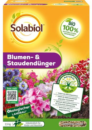 Solabiol Blumen- & Staudendünger, Spezialdünger  2,5 kg 