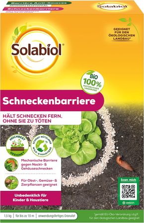 Solabiol Schneckenbarriere mechanische Barriere 1,5 kg Faltschachtel 