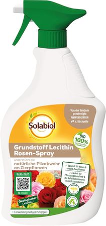 Solabiol Grundstoff Lecithin Rosen-Spray 1 Liter Sprühflasche