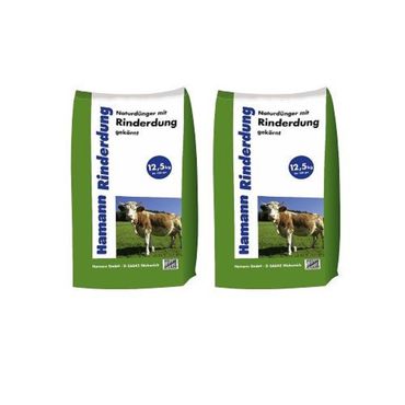 Hamann Mercatus Naturdünger mit Rinderdung 2 x 12,5 kg
