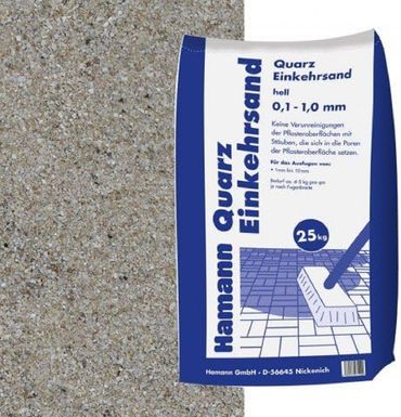 Hamann Mercatus Quarz Einkehrsand 0,1-1,0 mm hell 25 kg