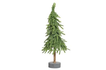 Mini Weihnachtsbaum grün glitter Ø 13 cm Höhe 70 cm