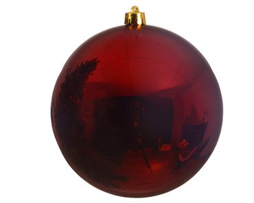 Christbaumkugeln Weihnachtskugeln bruchfest Ø 25 cm 1 Stück rot