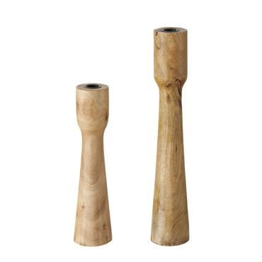 Kerzenleuchter Kerzenständer Caldeas Mango H 30/40 cm 2-teilig