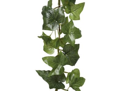 Girlande Efeu Polyester L.13cm W.18cm H.180cm grün
