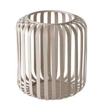 Windlicht Viki Eisen beige H.15 cm Ø.13 cm Stückpreis