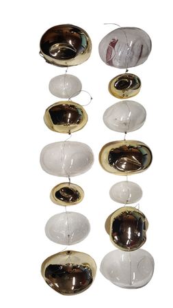 Girlande Burton Ball Glas L.100 gold transparent