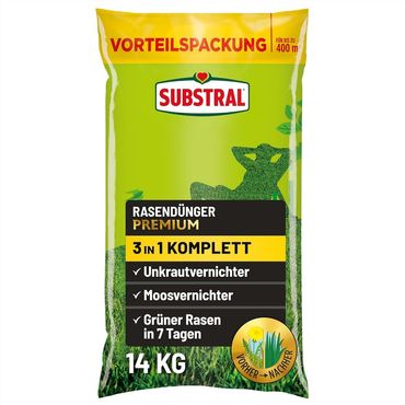 Substral Rasendünger Premium 3in1 komplett 14 kg