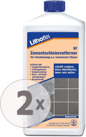 Lithofin KF Zementschleierentferner 2 x 1 Liter