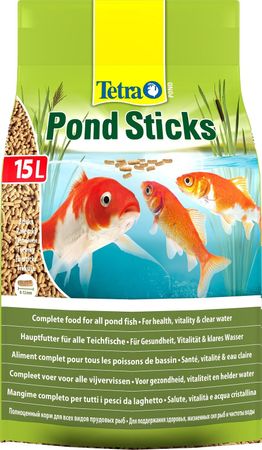 Tetra Pond Sticks Hauptfutter für alle Gartenteichfische 15 Liter