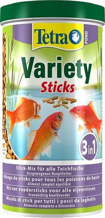 Tetra Pond Variety Sticks Fischfutter Hauptfutter für Teichfische 1 Liter
