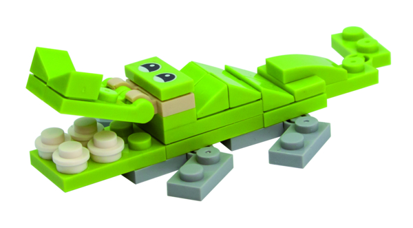 SKIKHN Mini Tier Bausteine Set - 12 Pack 3-in-1 Montessori Spielzeug Ab 6 Jahren