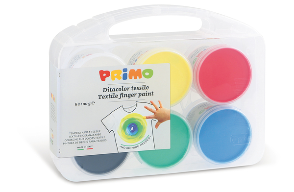 Marabu 0303000000081 - Kids Fingerfarbe Set mit 6