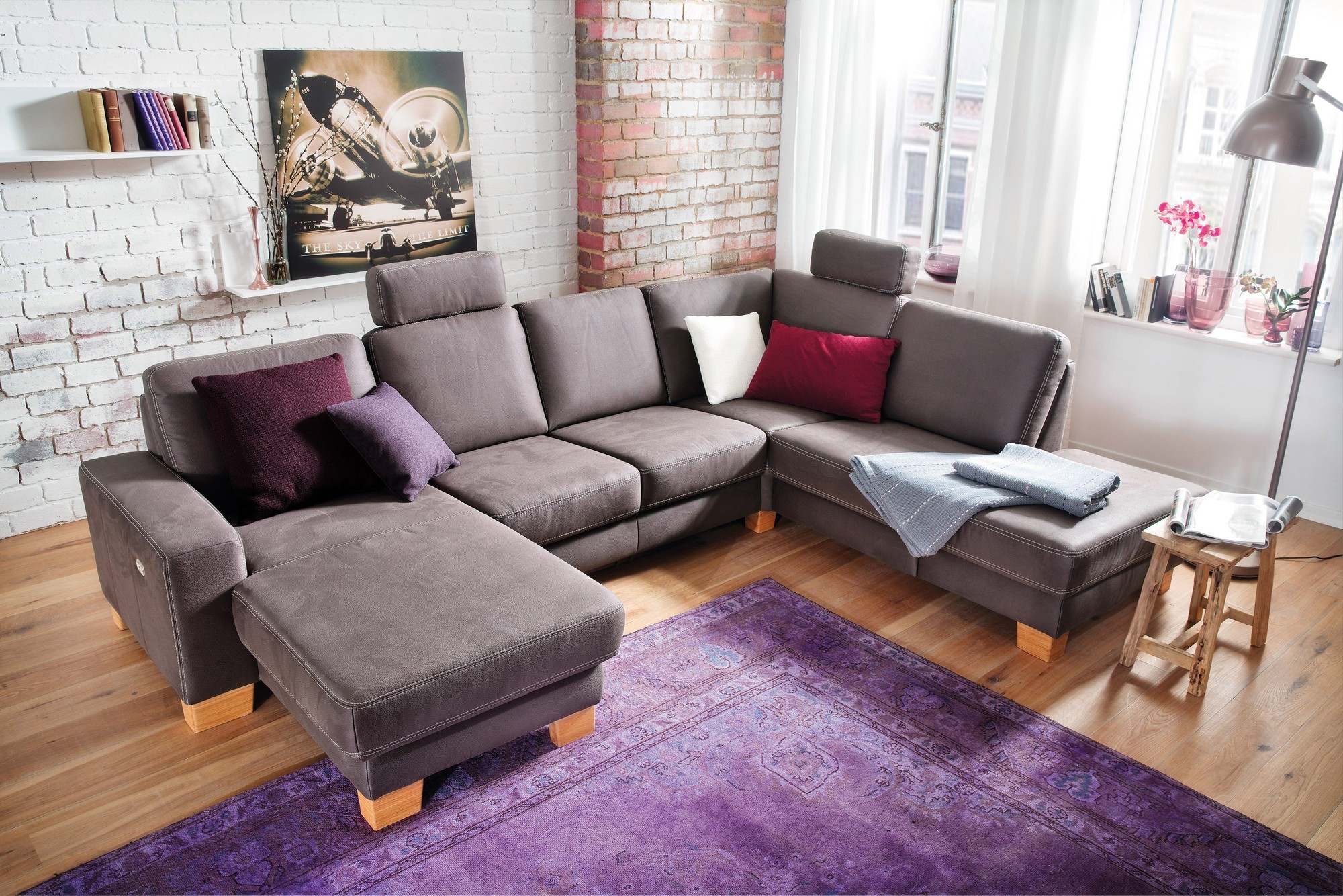 Plansofa 1090 espresso von CARINA | Couchgarnituren & Sofas aus Leipzig