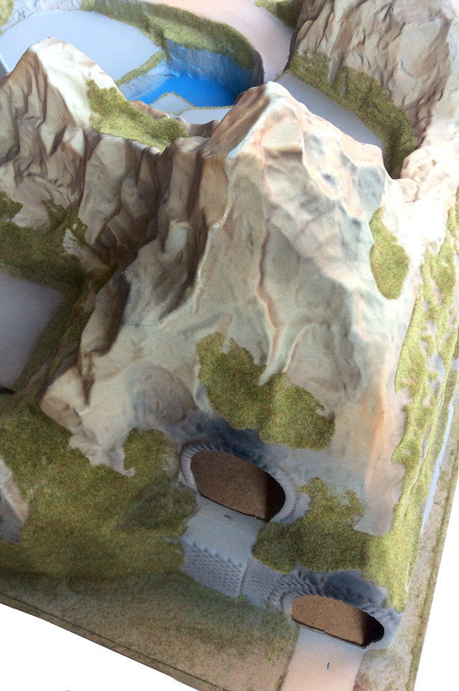 Noch H0 8199 Anbauteil Seilbahn links für Fertiggelände Arosa 8167 Neu