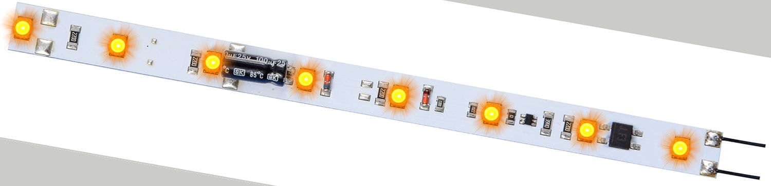 Viessmann 5091 LED Innenbeleuchtung für Waggons | bwbahn Viessmann 5091 Waggon Innenbeleuchtung mit 8 LEDs gelb Spur