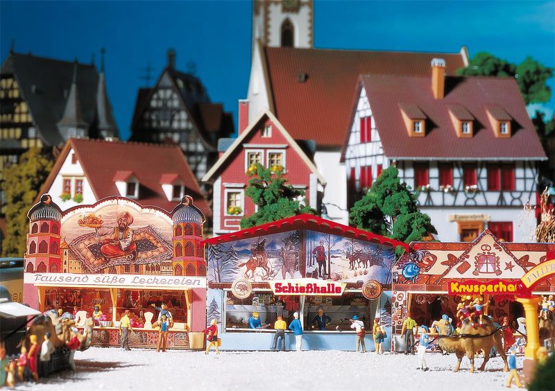 Faller Kirmesbuden Set - 2 Buden Für Deine Modelleisenbahn H0
