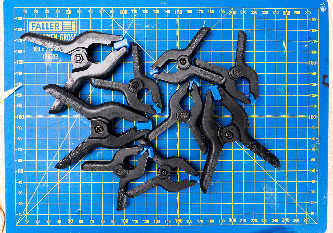 Federklemmen Metall-Clip Set (3 Stück) - Starke Spannkraft Für Holzbearbeitung & Fotografie